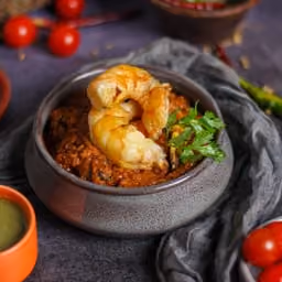 Gamberi al curry con verdure