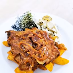 Vitello con cipollotti