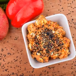 Cavolfiore piccante con sesamo nero